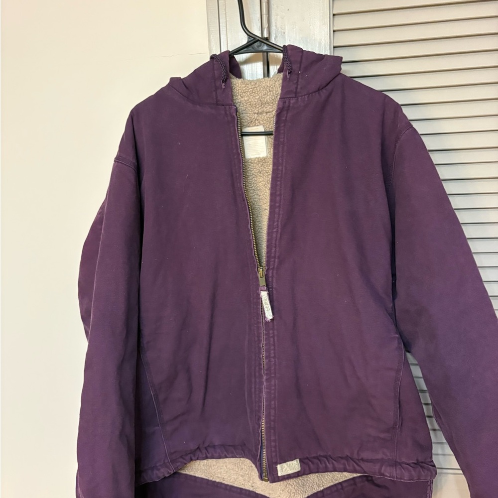 Purple Hooded Jacket